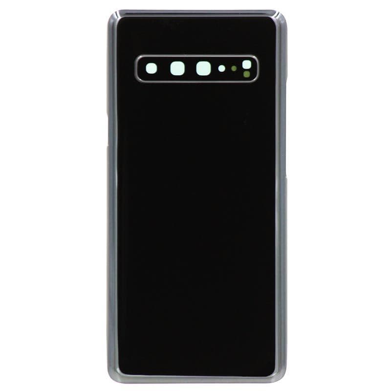 Back Cover w/ Adhesive / Camera Lens for Samsung Galaxy S10 5G (G977) (No Logo) (Prism Black)