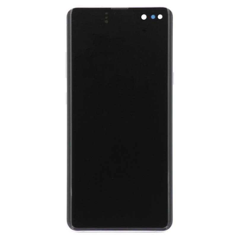 OEM Pull - OLED Screen and Digitizer Assembly w/ Frame for Samsung Galaxy S10 5G (G977) (Grade B) (Crown Silver)