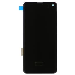 Refurbished - OLED Screen and Digitizer Assembly for Samsung Galaxy S10 (G973) (No Frame) (Prism Black)