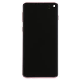 Refurbished - OLED Screen and Digitizer Assembly w/ Frame for Samsung Galaxy S10 (G973) (Flamingo Pink)