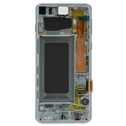 Service Pack - OLED Screen and Digitizer Assembly w/ Frame for Samsung Galaxy S10 (G973) (Prism Green)