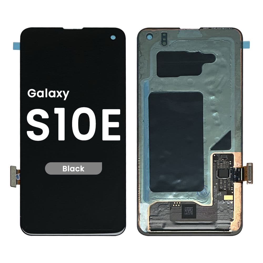 Refurbished - OLED Screen and Digitizer Assembly w/ Frame for Samsung Galaxy S10e (G970) (Prism Black)