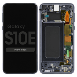 Refurbished - OLED Screen and Digitizer Assembly w/ Frame for Samsung Galaxy S10e (G970) (Prism Black)