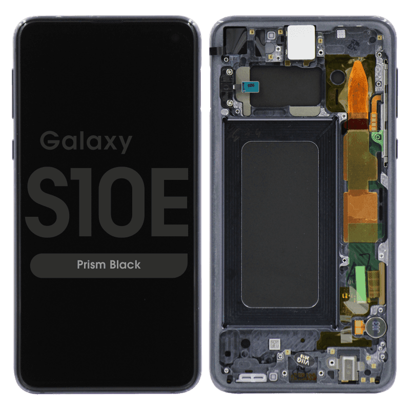 Refurbished - OLED Screen and Digitizer Assembly w/ Frame for Samsung Galaxy S10e (G970) (Prism Black)