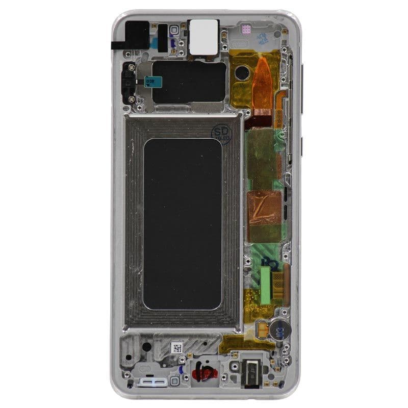 Refurbished - OLED Screen and Digitizer Assembly w/ Frame for Samsung Galaxy S10e (G970) (Prism White)