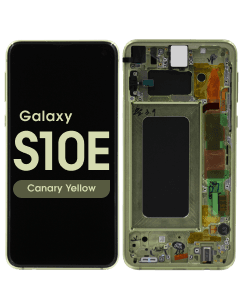 Refurbished - OLED Screen and Digitizer Assembly w/ Frame for Samsung Galaxy S10e (G970) (Canary Yellow)