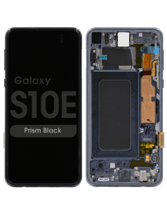 Service Pack - OLED Screen and Digitizer Assembly w/ Frame for Samsung Galaxy S10e (G970) (Prism Black)
