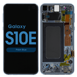 Service Pack - OLED Screen and Digitizer Assembly w/ Frame for Samsung Galaxy S10e (G970) (Prism Blue)