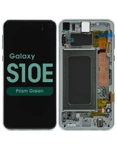Service Pack - OLED Screen and Digitizer Assembly w/ Frame for Samsung Galaxy S10e (G970) (Prism Green)