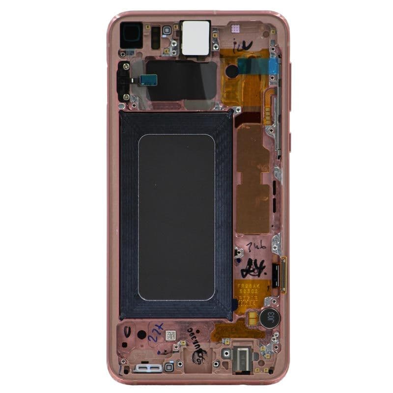 Service Pack - OLED Screen and Digitizer Assembly w/ Frame for Samsung Galaxy S10e (G970) (Flamingo Pink)