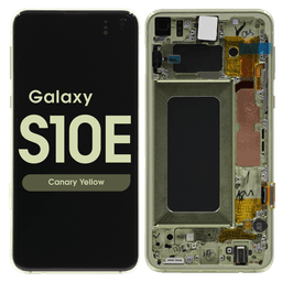 Service Pack - OLED Screen and Digitizer Assembly w/ Frame for Samsung Galaxy S10e (G970) (Canary Yellow)