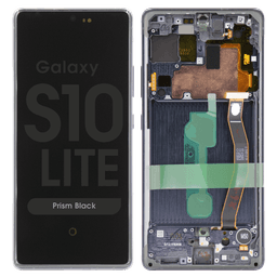 Refurbished - OLED Screen and Digitizer Assembly w/ Frame for Samsung Galaxy S10 Lite (G770) (Prism Black)