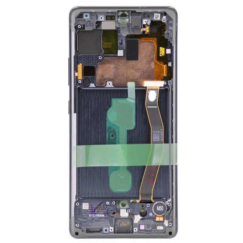 Refurbished - OLED Screen and Digitizer Assembly w/ Frame for Samsung Galaxy S10 Lite (G770) (Prism Black)
