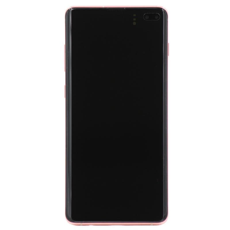 Refurbished - OLED Screen and Digitizer Assembly w/ Frame for Samsung Galaxy S10 Plus (G975) (Flamingo Pink)