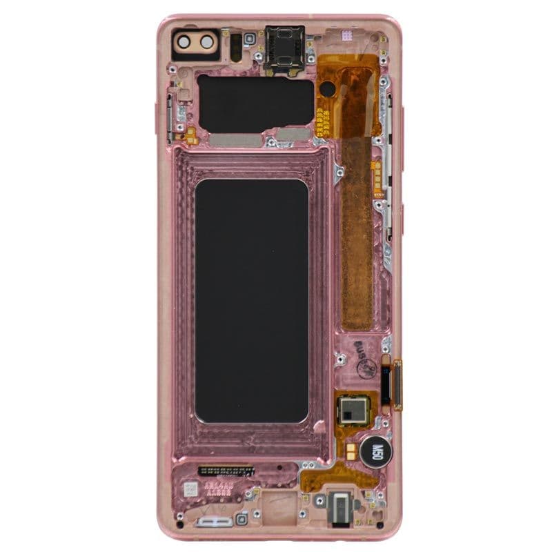 Refurbished - OLED Screen and Digitizer Assembly w/ Frame for Samsung Galaxy S10 Plus (G975) (Flamingo Pink)