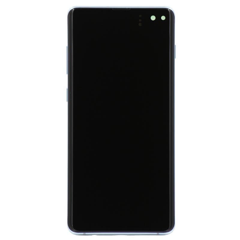 Refurbished - OLED Screen and Digitizer Assembly w/ Frame for Samsung Galaxy S10 Plus (G975) (Prism Blue)