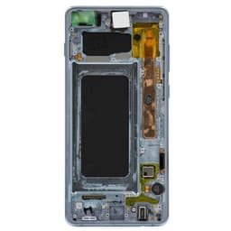 Refurbished - OLED Screen and Digitizer Assembly w/ Frame for Samsung Galaxy S10 Plus (G975) (Prism Blue)