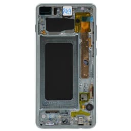 Refurbished - OLED Screen and Digitizer Assembly w/ Frame for Samsung Galaxy S10 Plus (G975) (Prism Green)