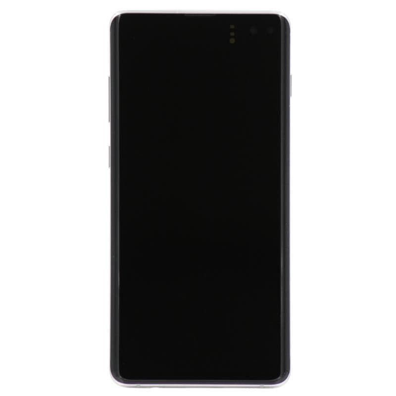 Refurbished - OLED Screen and Digitizer Assembly w/ Frame for Samsung Galaxy S10 Plus (G975) (Prism White)