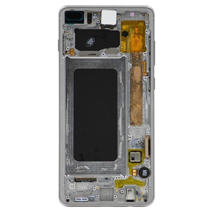 Refurbished - OLED Screen and Digitizer Assembly w/ Frame for Samsung Galaxy S10 Plus (G975) (Prism White)