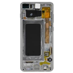 Refurbished - OLED Screen and Digitizer Assembly w/ Frame for Samsung Galaxy S10 Plus (G975) (Prism White)