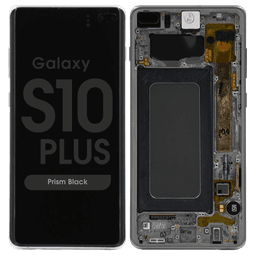 Service Pack - OLED Screen and Digitizer Assembly w/ Frame for Samsung Galaxy S10 Plus (G975) (Prism Black)