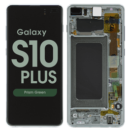 Service Pack - OLED Screen and Digitizer Assembly w/ Frame for Samsung Galaxy S10 Plus (G975) (Prism Green)