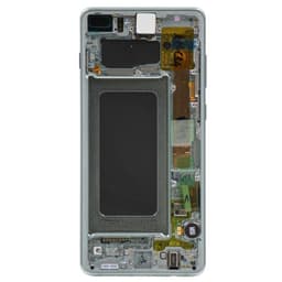 Service Pack - OLED Screen and Digitizer Assembly w/ Frame for Samsung Galaxy S10 Plus (G975) (Prism Green)