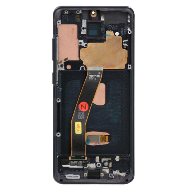 Refurbished - OLED Screen and Digitizer Assembly w/ Frame for Samsung Galaxy S20 (Verizon 5G UW) (G980) (Cosmic Black)