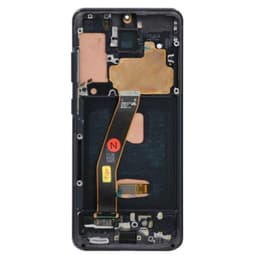 Refurbished - OLED Screen and Digitizer Assembly w/ Frame for Samsung Galaxy S20 (Verizon 5G UW) (G980) (Cosmic Black)