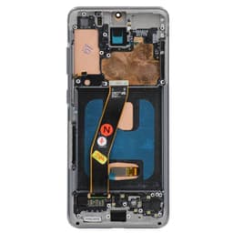 Refurbished - OLED Screen and Digitizer Assembly w/ Frame for Samsung Galaxy S20 (Verizon 5G UW) (G980) (Cosmic Gray)