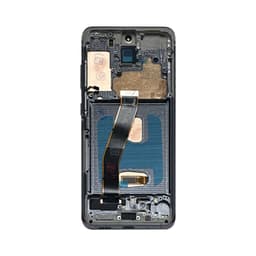 Aftermarket - Soft OLED Screen and Digitizer Assembly w/ Frame for Samsung Galaxy S20 (Verizon 5G UW) (G980) (Cosmic Gray)