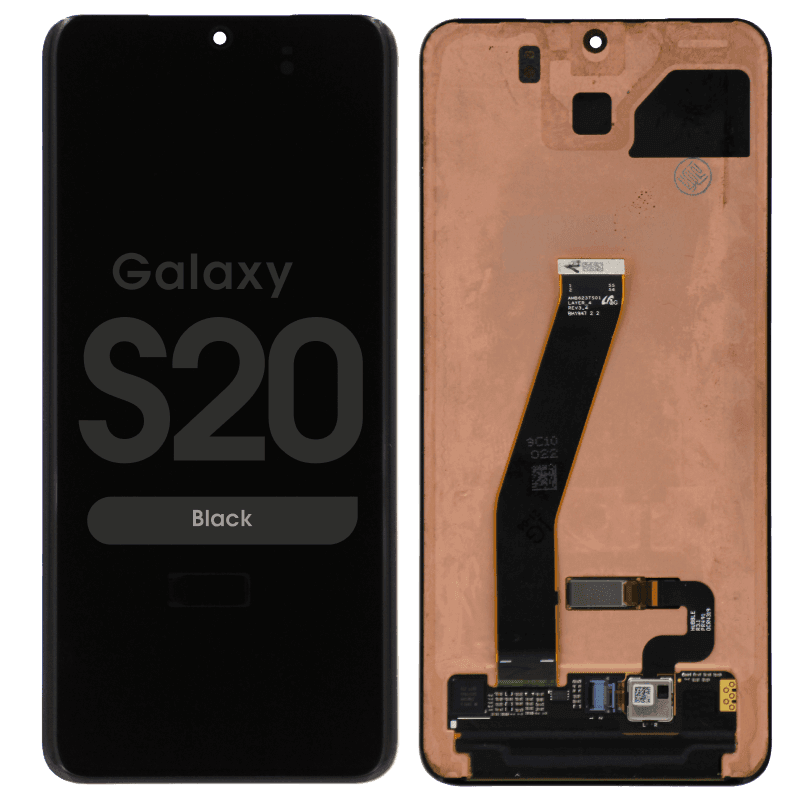 Refurbished - OLED Screen and Digitizer Assembly for Samsung Galaxy S20 (G980) (No Frame) (Black)