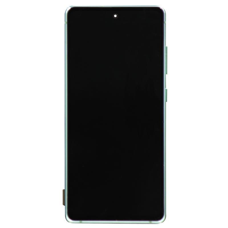 Refurbished - OLED Screen and Digitizer Assembly w/ Frame for Samsung Galaxy S20 FE 5G (G780 / G781) (Cloud Mint)