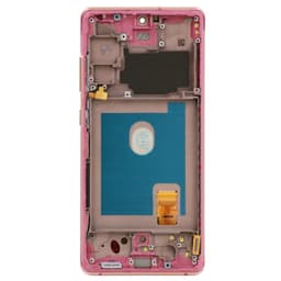 Refurbished - OLED Screen and Digitizer Assembly w/ Frame for Samsung Galaxy S20 FE 5G (G780 / G781) (Cloud Orange)