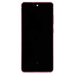 Refurbished - OLED Screen and Digitizer Assembly w/ Frame for Samsung Galaxy S20 FE 5G (G780 / G781) (Cloud Red)