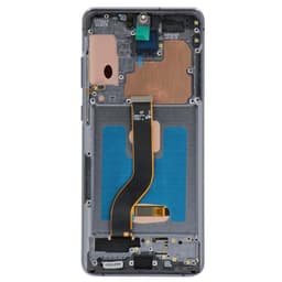 Aftermarket - Soft OLED Screen and Digitizer Assembly w/ Frame for Samsung Galaxy S20 Plus (G985) (Cloud Blue)