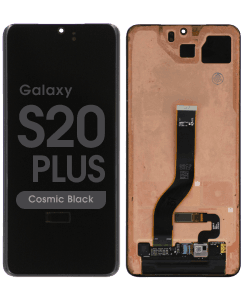 Refurbished - OLED Screen and Digitizer Assembly for Samsung Galaxy S20 Plus (G985) (No Frame) (Cosmic Black)