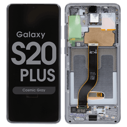 Service Pack - OLED Screen and Digitizer Assembly w/ Frame for Samsung Galaxy S20 Plus (G985) (Cosmic Gray)