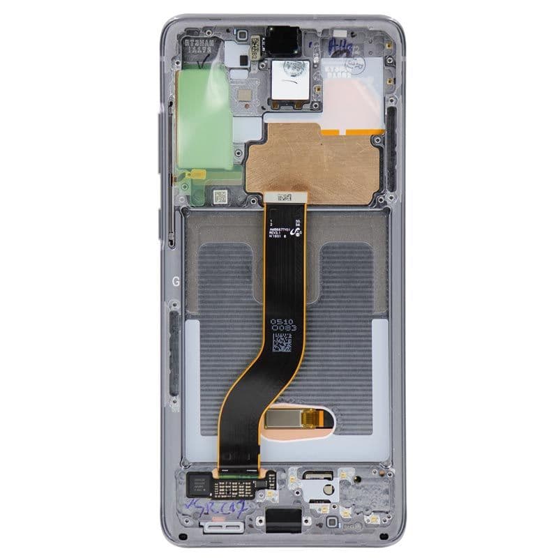 Service Pack - OLED Screen and Digitizer Assembly w/ Frame for Samsung Galaxy S20 Plus (G985) (Cosmic Gray)