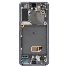 Refurbished - OLED Screen and Digitizer Assembly w/ Frame for Samsung Galaxy S21 (All Carriers except Verizon 5G UW) (G991) (Phantom Gray)