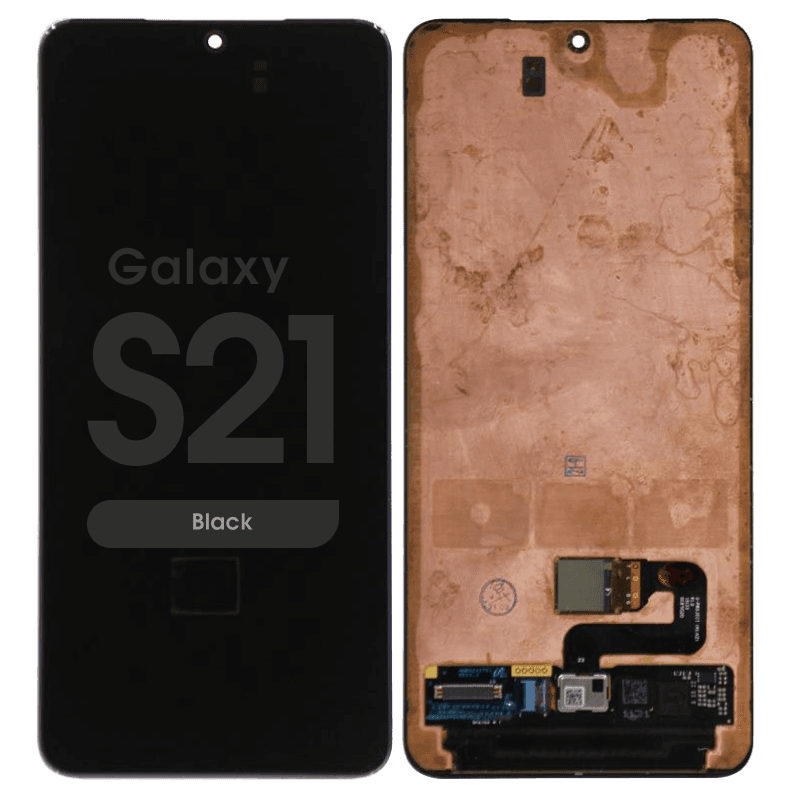 Refurbished - OLED Screen and Digitizer Assembly for Samsung Galaxy S21 (G991) (Black)