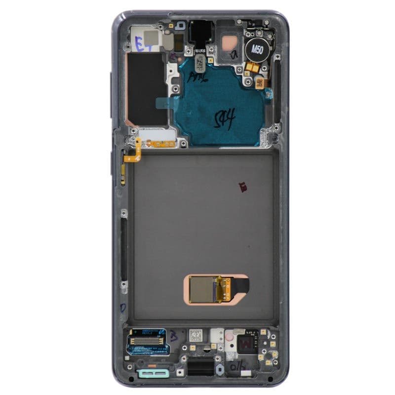 Service Pack - OLED Screen and Digitizer Assembly w/ Frame for Samsung Galaxy S21 (All Carriers except Verizon 5G UW) (G991) (Phantom Gray)