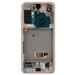 Service Pack - OLED Screen and Digitizer Assembly w/ Frame for Samsung Galaxy S21 (All Carriers except Verizon 5G UW) (G991) (Phantom Violet)