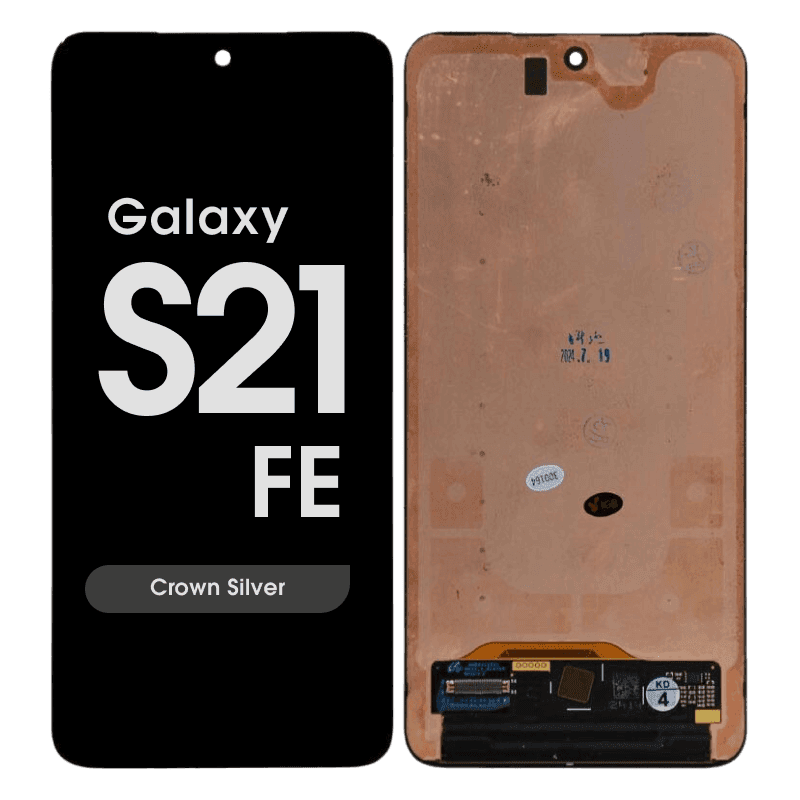 Refurbished - OLED Screen and Digitizer Assembly for Samsung Galaxy S21 FE (G990) (No Frame) (Black)