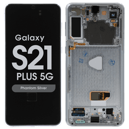 Refurbished - OLED Screen and Digitizer Assembly w/ Frame for Samsung Galaxy S21 Plus 5G (All Carriers except Verizon 5G UW) (G996) (Phantom Silver)