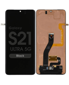Refurbished - OLED Screen and Digitizer Assembly for Samsung Galaxy S21 Ultra 5G (G998) (Black)