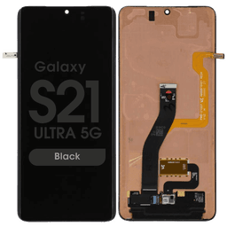 Service Pack - OLED Screen and Digitizer Assembly for Samsung Galaxy S21 Ultra 5G (G998) (No Frame) (Black)