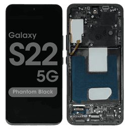 Refurbished - OLED Screen and Digitizer Assembly w/ Frame for Samsung Galaxy S22 5G (S901) (US Version) (Phantom Black)