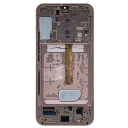 OEM Pull - OLED Screen and Digitizer Assembly w/ Frame for Samsung Galaxy S22 Plus 5G (S906) (Grade B Plus) (Pink Gold)